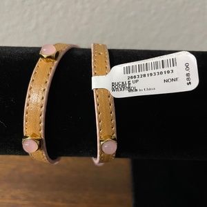 Henri Bendel Buckle Up double Wrap Buckle Bracelet